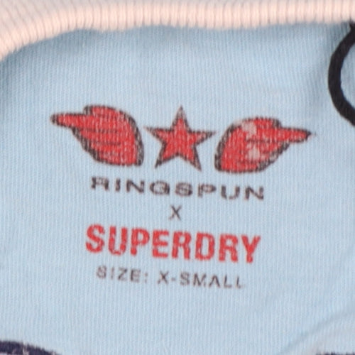 Superdry Men’s Blue Argentina Retro Graphic T-Shirt XS