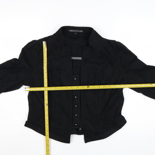 Marks and Spencer Women’s Black Cotton Jacket Size 18 Classic Style