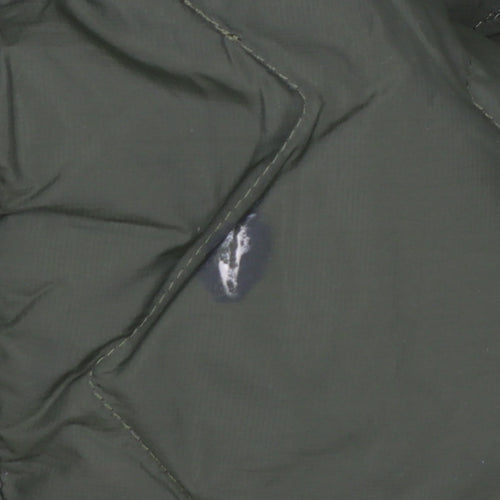 Marks and Spencer Women’s Green Long Quilted Puffer Coat Size 12