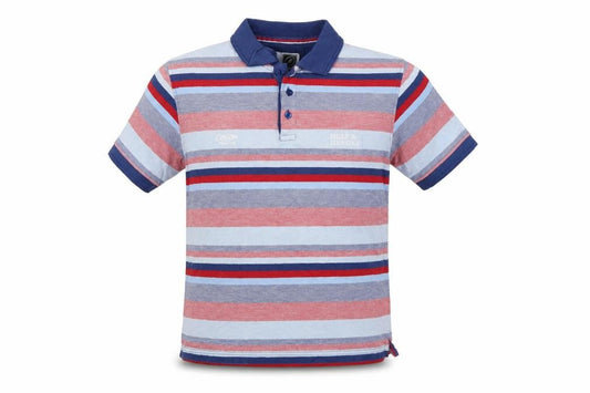 Cotton Traders Men's Multicoloured Striped Polo Shirt Size S