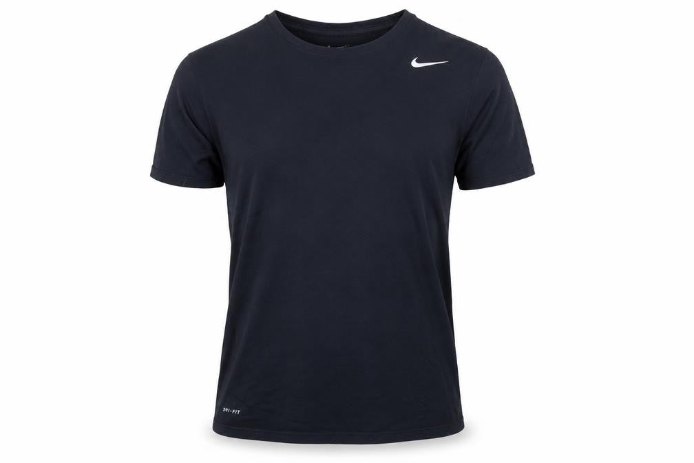 Nike Men's Black Dri-FIT Athletic Fit Crew Neck T-Shirt Size L