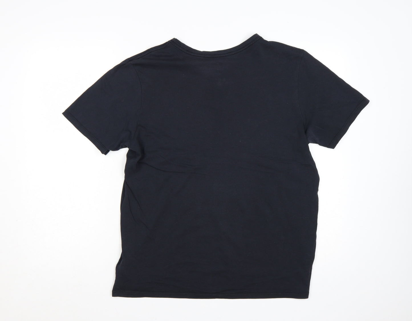 Nike Men's Black Dri-FIT Athletic Fit Crew Neck T-Shirt Size L