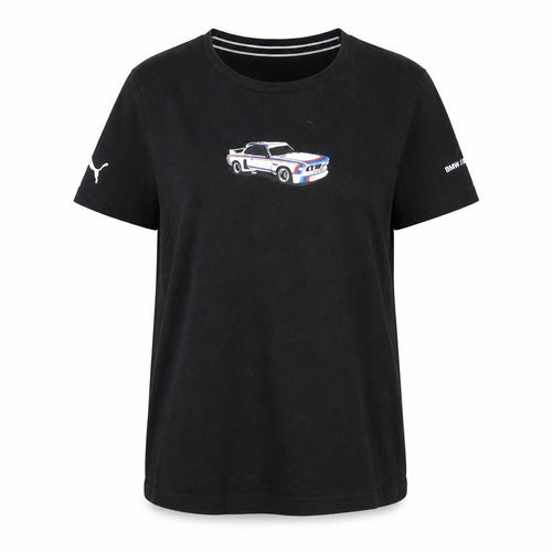Puma BMW Motorsport Women's Black XL Crew Neck T-Shirt