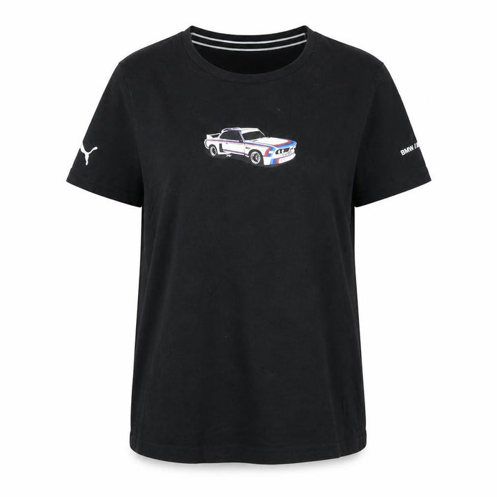 Puma BMW Motorsport Women's Black XL Crew Neck T-Shirt