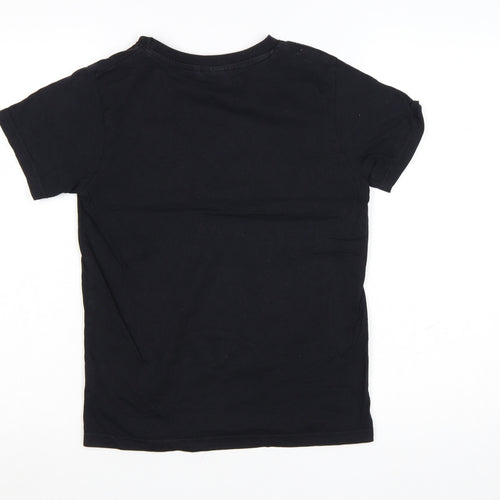 Berghaus Boys Black 11-12 Years Logo Cotton Short Sleeve T-Shirt