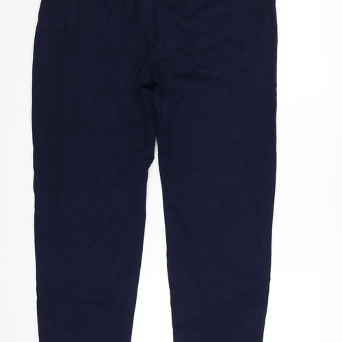 Marks and Spencer Autograph Men's Blue Tapered Trousers M