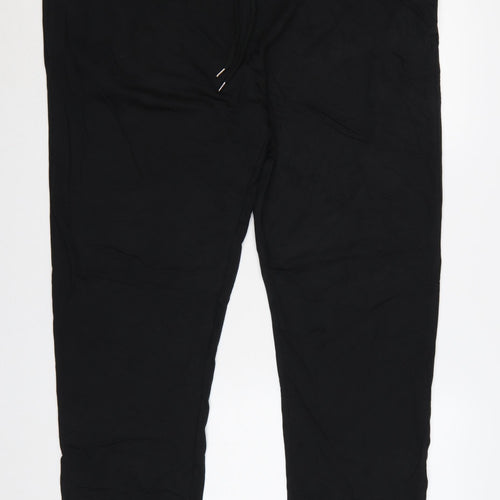 Marks and Spencer Men's Black 3XL Regular Fit Cotton Joggers