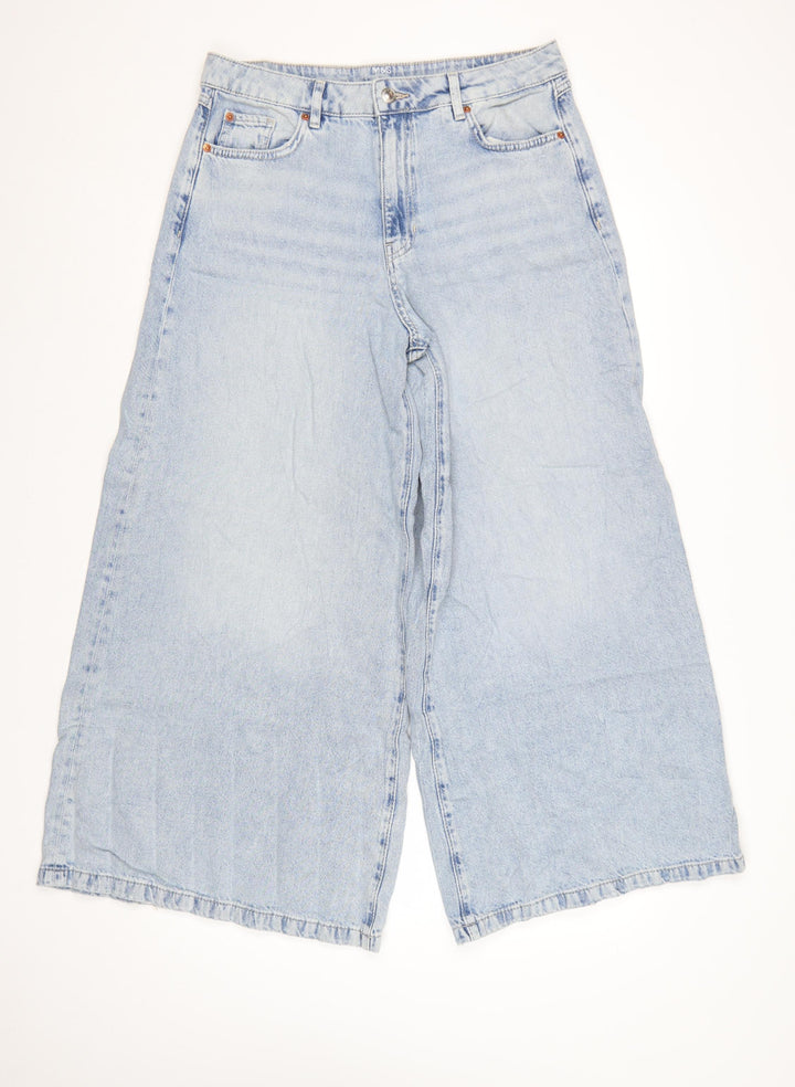 Marks and Spencer Women’s Blue Wide-Leg Jeans Size 14