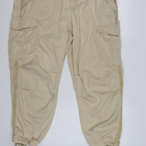 Marks and Spencer Women’s Beige Cargo Trousers Size 20 Short
