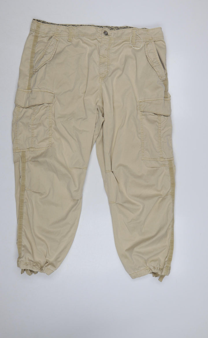 Marks and Spencer Women’s Beige Cargo Trousers Size 20 Short