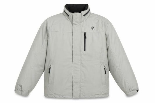IZOD Men’s Grey XL Puffer Jacket Windproof Water Resistant