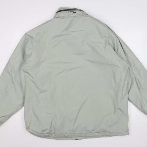 IZOD Men’s Grey XL Puffer Jacket Windproof Water Resistant