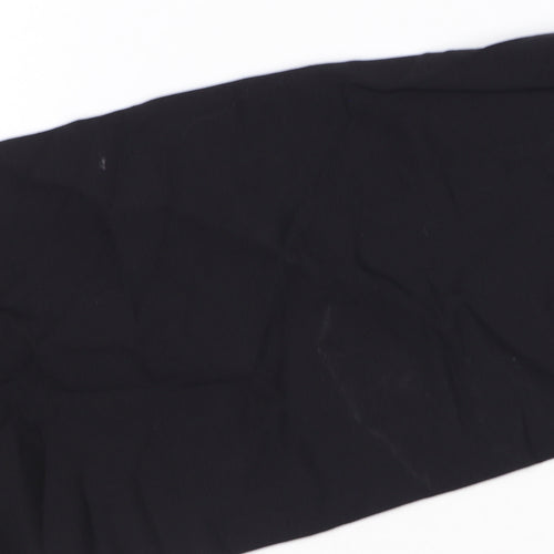 Burberry Women Black Wool Tailored Dress Pants Size 2