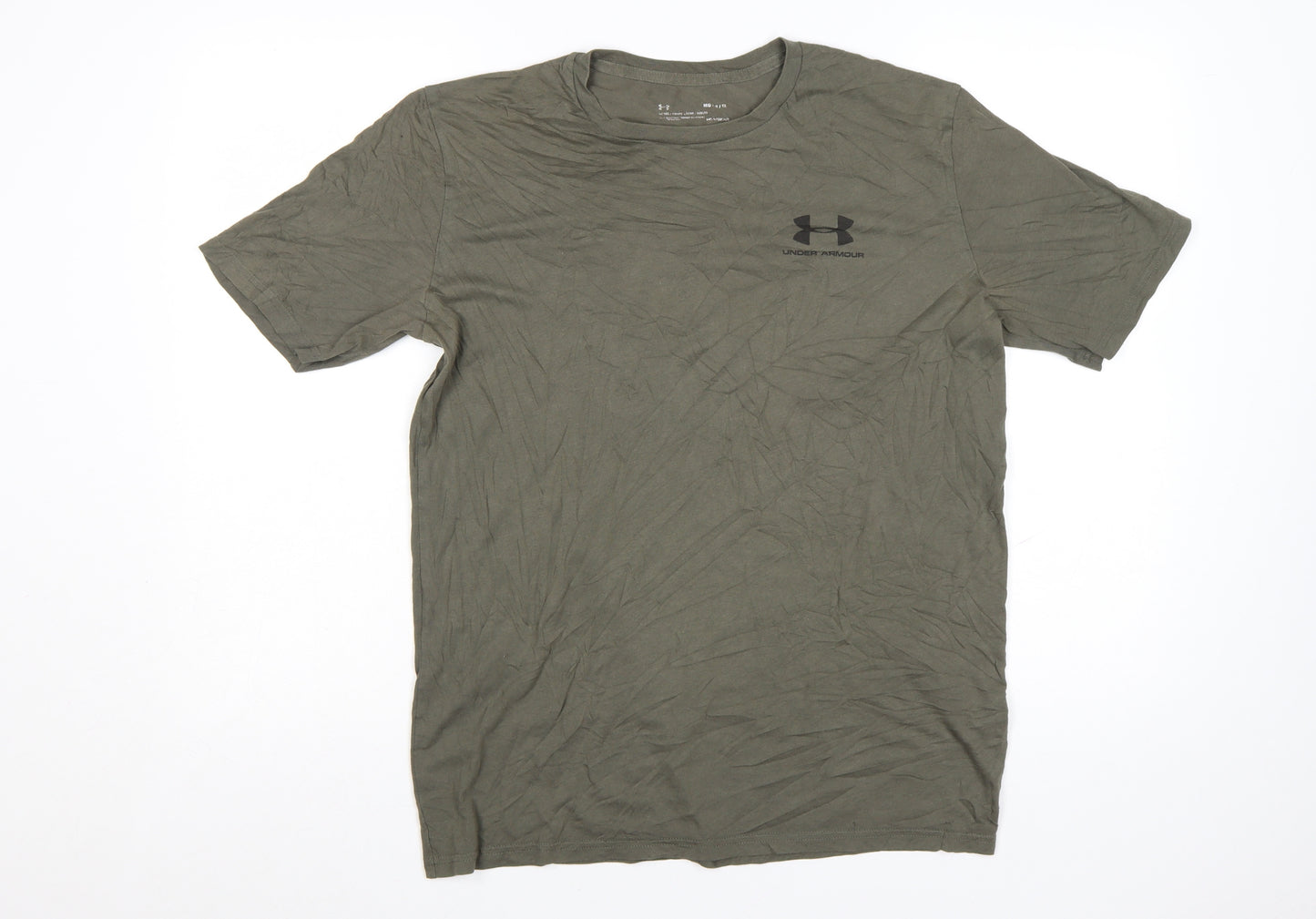 Under Armour Men's Green HeatGear Loose Fit Crew Neck T-Shirt Size M