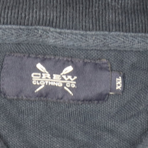 Crew Clothing Co. Men’s Blue 2XL Cotton Short Sleeve Polo Shirt