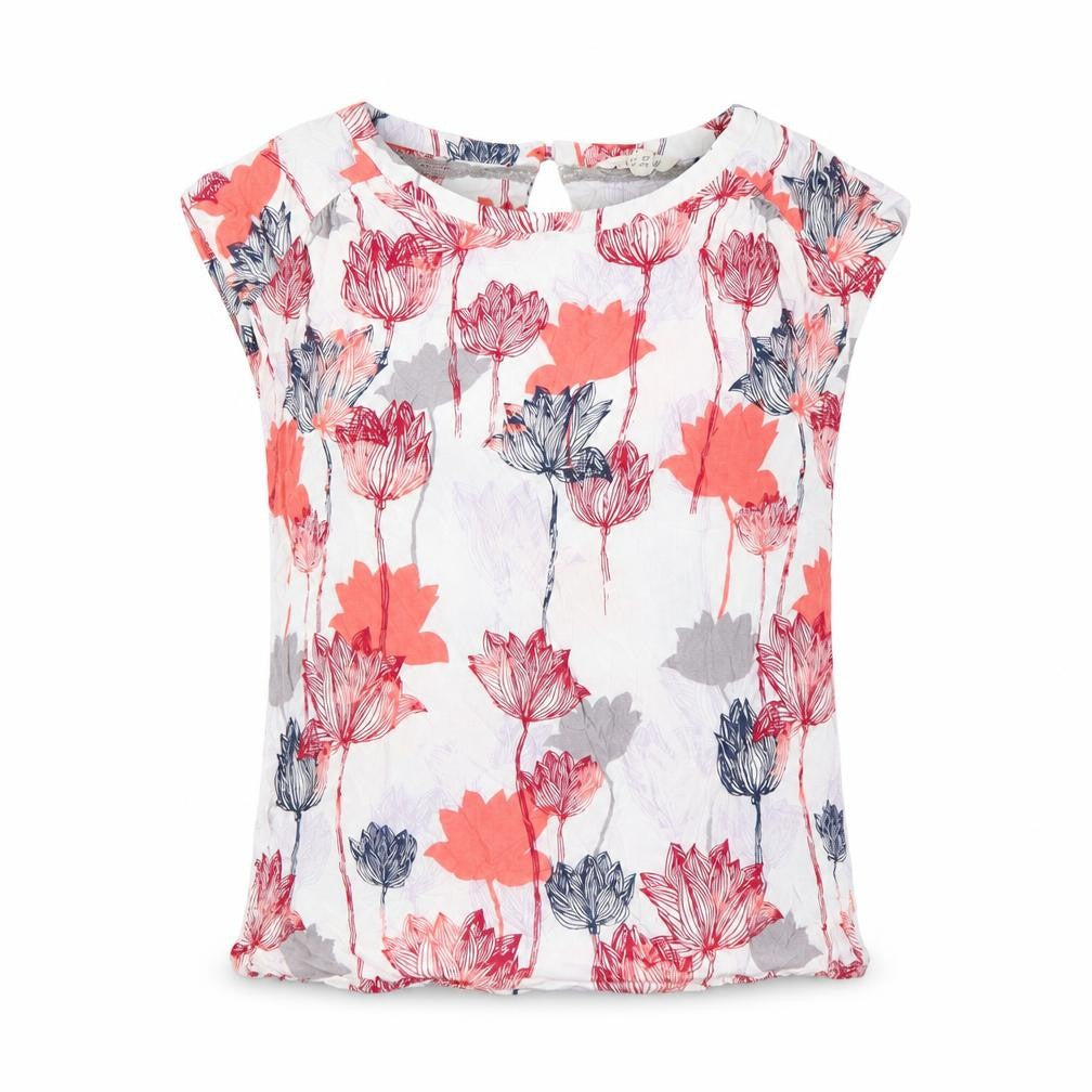 White Stuff Women’s Multicoloured Floral Sleeveless Blouse UK 10