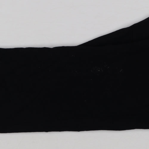 Biba Women's Black Cowl Neck Embroidered Tunic Blouse Size 20