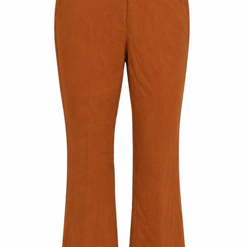 Marks and Spencer Women’s Brown Slim Flared Trousers Size 12 Long