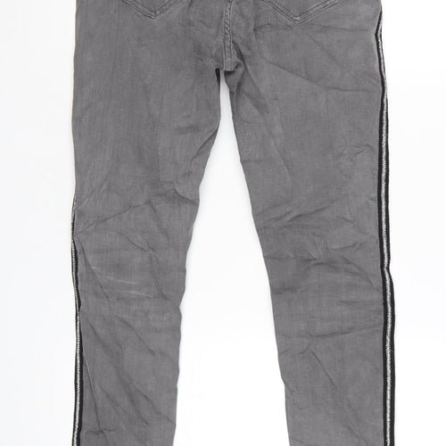 Marks and Spencer Women’s Grey Skinny Jeans Size 12 Regular Stretch Denim
