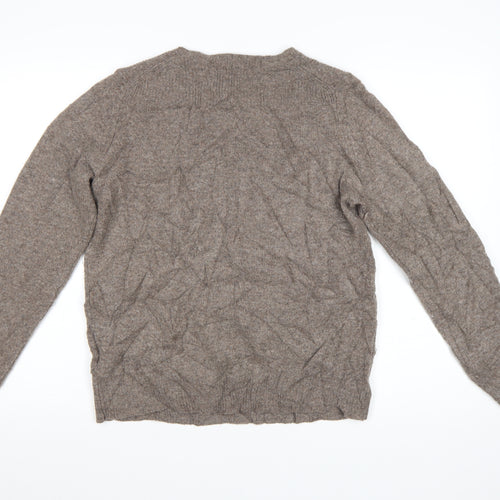 Cath Kidston Women’s Brown Wool Dog Jumper Size L Crew Neck
