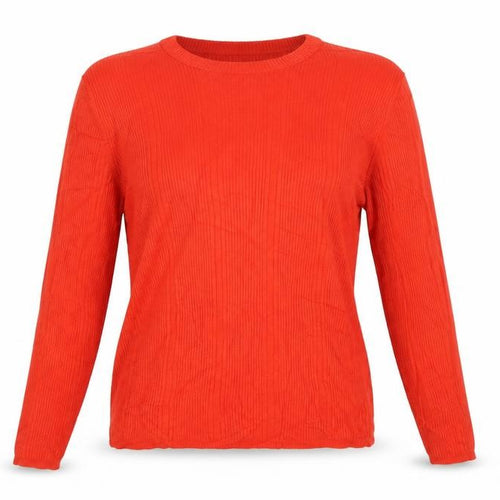 Marks and Spencer Women’s Orange Knit Crew Neck Jumper Size 12