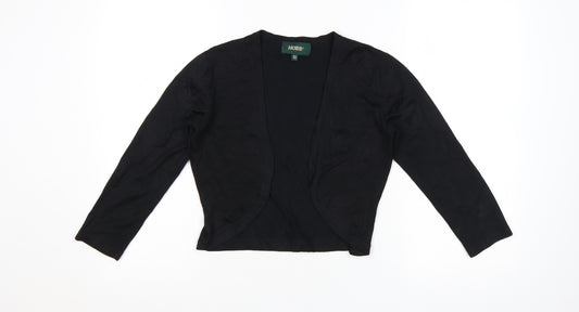 Hobbs Womens Black Silk Blend V-Neck Cardigan Size 10