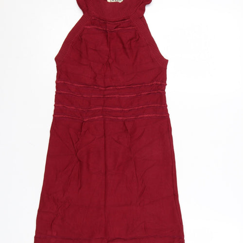 For Love & Lemons Red Knit Bodycon Sleeveless Women's Dress M
