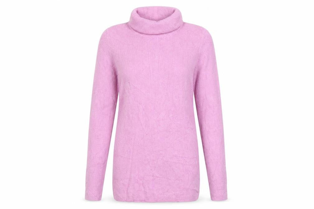 Gap Women’s Pink Roll Neck Cotton Knit Jumper Size M