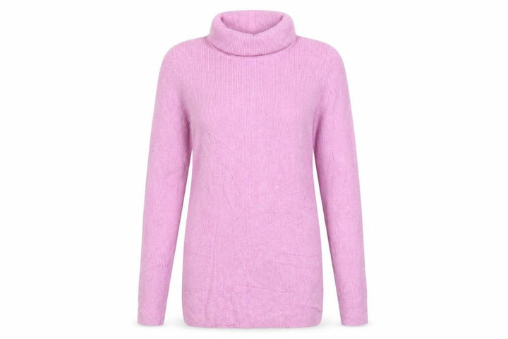 Gap Women’s Pink Roll Neck Cotton Knit Jumper Size M