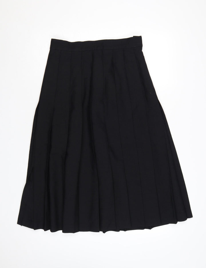 Marks and Spencer Women’s Black Pleated Long Skirt Size 14