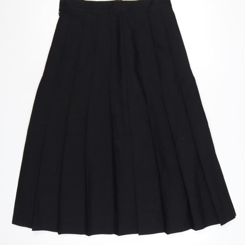 Marks and Spencer Women’s Black Pleated Long Skirt Size 14