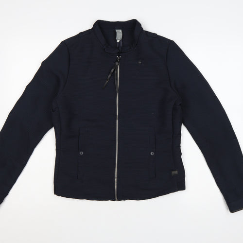 G-Star RAW Men’s Blue Chopper Lined Zip Jacket Size M