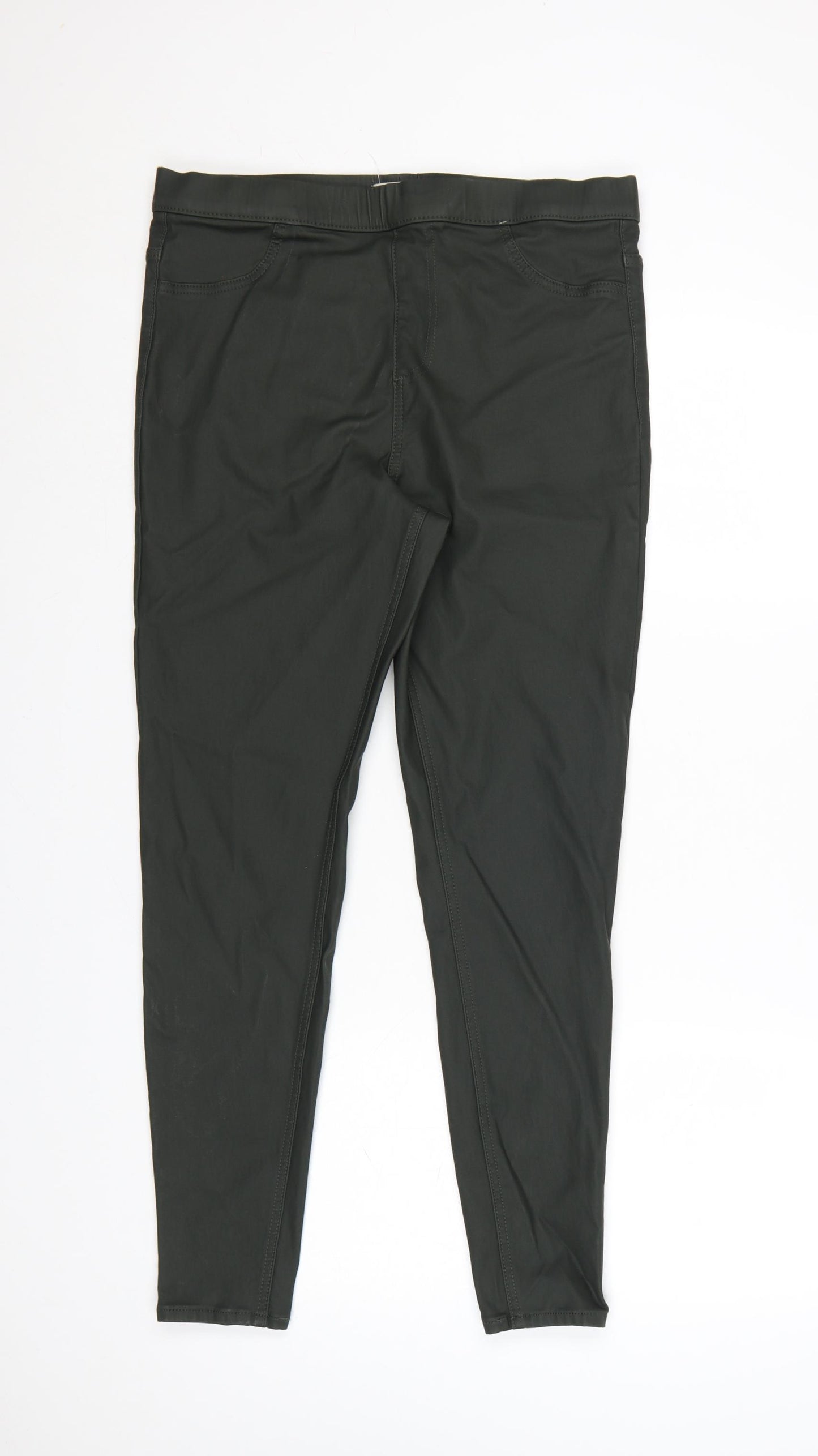 Marks and Spencer Women’s Khaki Green Size 14 Ankle Leggings