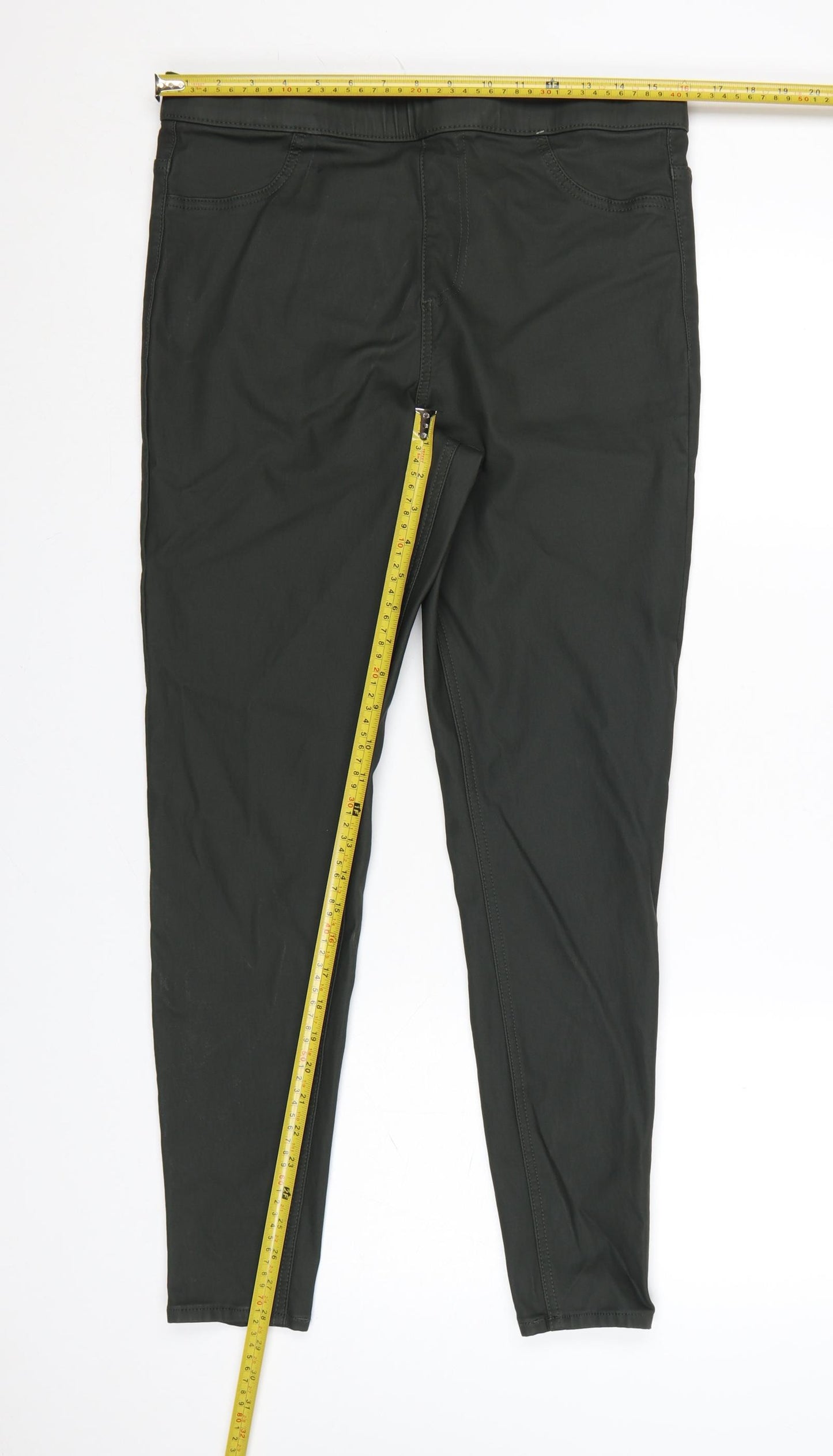 Marks and Spencer Women’s Khaki Green Size 14 Ankle Leggings