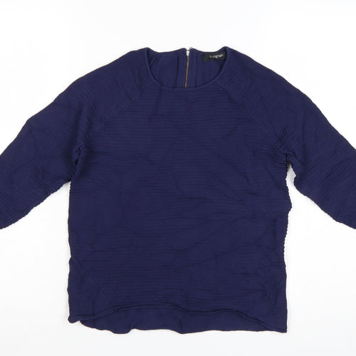 Autograph Women’s Blue 3/4 Sleeve Crew Neck Pullover Jumper Size 8