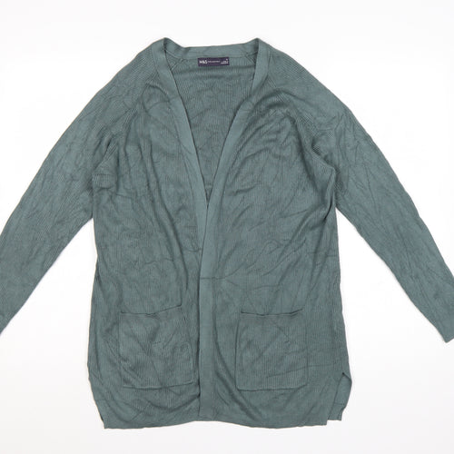 Marks and Spencer Women’s Green Medium Lightweight Open Knit Cardigan