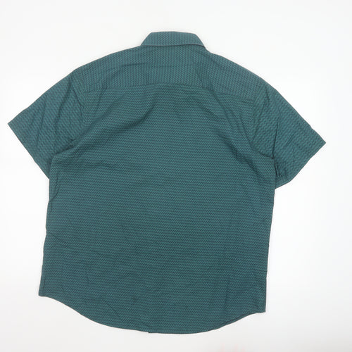 Original Penguin by Munsingwear Men’s Green Short Sleeve Slim Fit Shirt XL