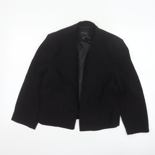 New Look Women's Black Suit Jacket Size 14 Classic Fit Blazer