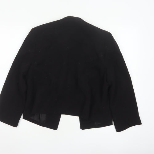 New Look Women's Black Suit Jacket Size 14 Classic Fit Blazer