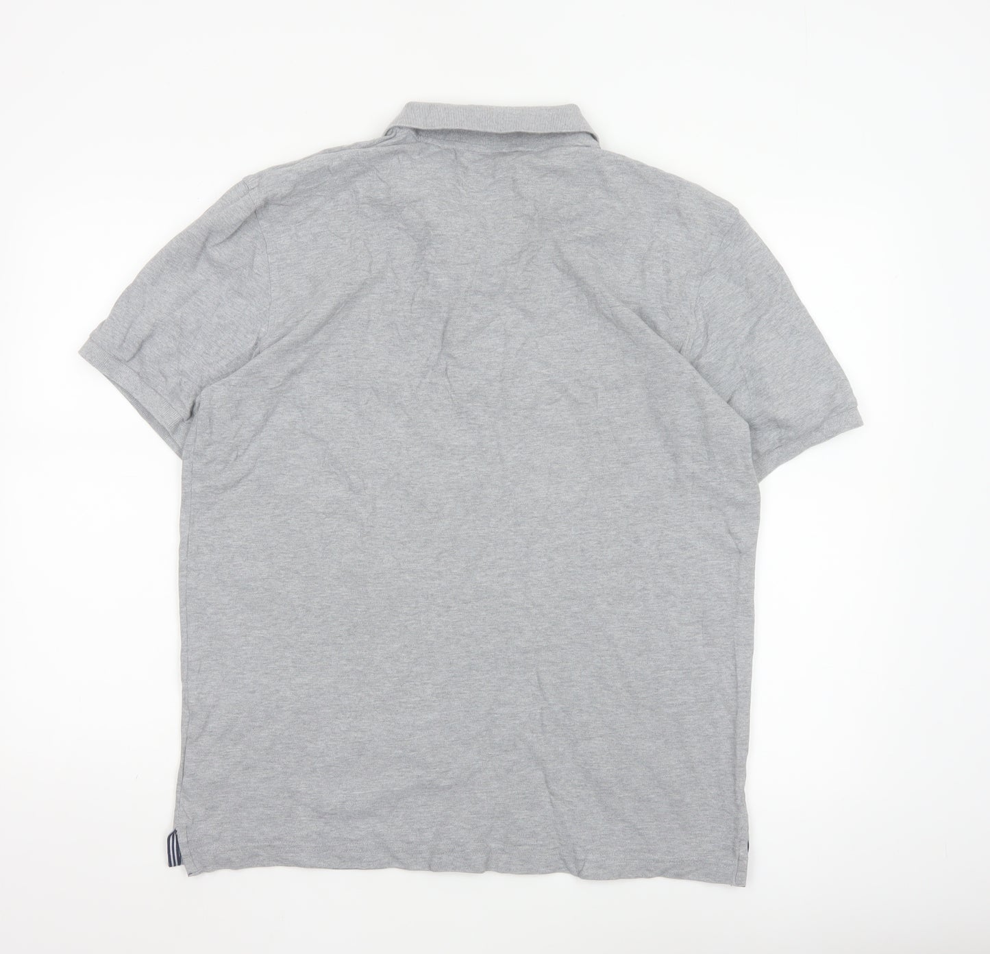 GANT Men's Grey XL Classic Cotton Short Sleeve Polo Shirt
