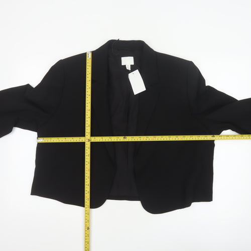 H&M Women’s Black XL Regular Fit Tailored Blazer