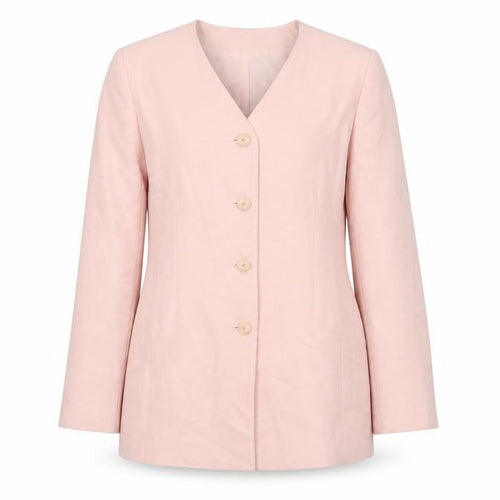 Viyella Petite Pink Blazer Womens UK 12 Classic Tailored Jacket