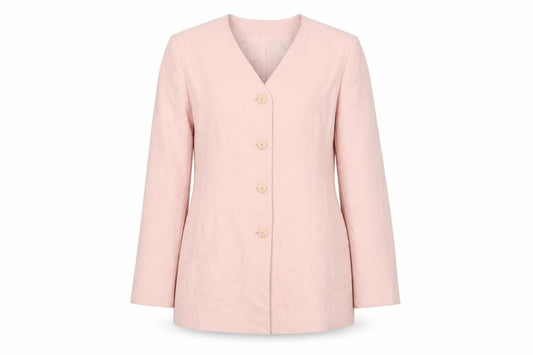 Viyella Petite Pink Blazer Womens UK 12 Classic Tailored Jacket
