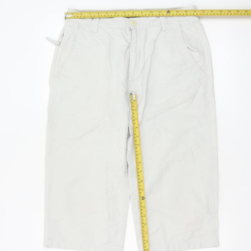 Marks and Spencer Men’s White Chino Shorts 32in M Casual Cotton