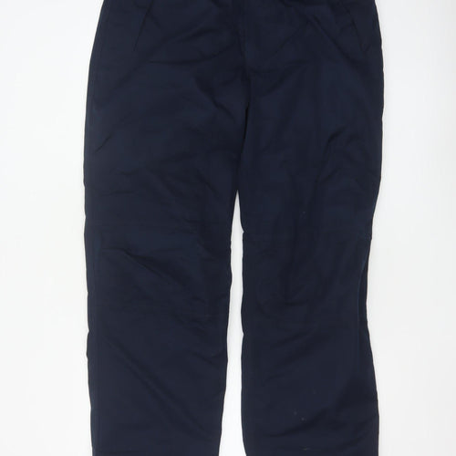 Cotton Traders Men’s Navy L Snow Pants Waterproof Lined Trousers