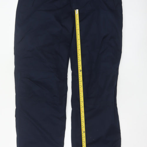 Cotton Traders Men’s Navy L Snow Pants Waterproof Lined Trousers