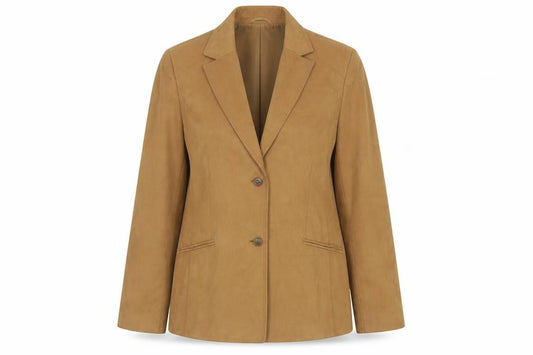 Gelco Women Brown Size 14 Single Breasted Blazer Jacket Polyester