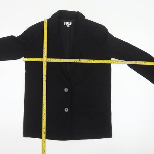 JDY Women's Black Small Classic Two-Button Blazer Jacket
