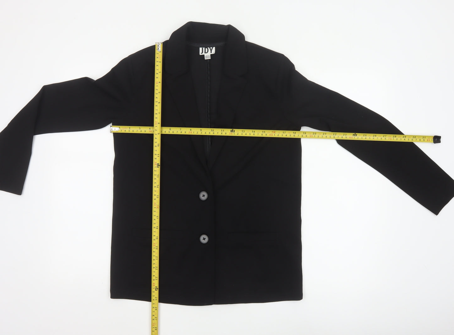 JDY Women's Black Small Classic Two-Button Blazer Jacket