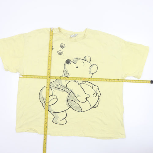 Primark Disney Winnie the Pooh Women’s Yellow XL Relaxed Fit T-Shirt